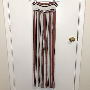 Flowy striped beach pants